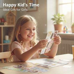 สติกเกอร์แต่งตัว สติกเกอร์กันน้ำและไม่ทิ้งคราบ สติกเกอร์เพื่อการศึกษาเหมาะสำหรับเด็ก วัสดุสำหรับสมุดบันทึกคุณภาพสูง - Product Image 4