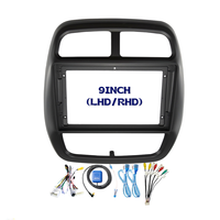 Kits de tableau de bord ABS de haute qualité 9 pouces pour Renault Kwid panneau de Fascia stéréo de voiture de luxe accessoire intérieur de haute qualité