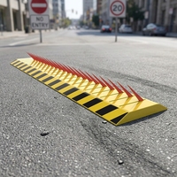 Borne de réduction de vitesse unidirectionnelle pour la sécurité routière, barrière de circulation électrique à hauteur réglable en acier haute résistance