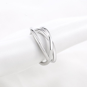 แหวนเหล็กไทเทเนียมทรงเรขาคณิตเครื่องประดับแฟชั่นสำหรับทุกเพศของขวัญ XYR0086 - Product Image 2