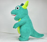 Funtoys Personnaliser 2m/2.6m Dinosaure Gonflable Lait Dragon Mascotte Costume Barney Macotte Cosplay Noël Halloween pour Adulte