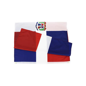Bandera de República Dominicana de Poliéster Resistente de 3x5 pies, Impresión Digital Rectangular, Impermeable, Asta de Fibra de Vidrio Ecológica - Product Image 5