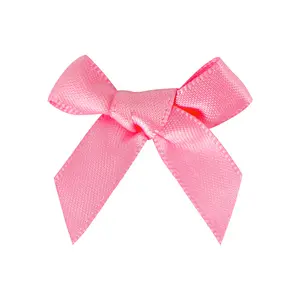 Wholesale Assorted Bowknot Craft Pre-tied Gift Small Satin Ribbon Bow Present For Wrapping Holiday Garment Party Hair Decoration