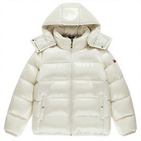 Veste d'hiver tricotée surdimensionnée pour homme, personnalisée, à capuche, épaisse, de créateur, matelassée, rembourrée de coton de mouton, grande taille, en polaire brillante