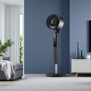 Nouveau design 2025 – Ventilateur de sol en plastique à fréquence variable CA, télécommande vocale et tactile, douze vitesses de circulation d'air - Product Image 1