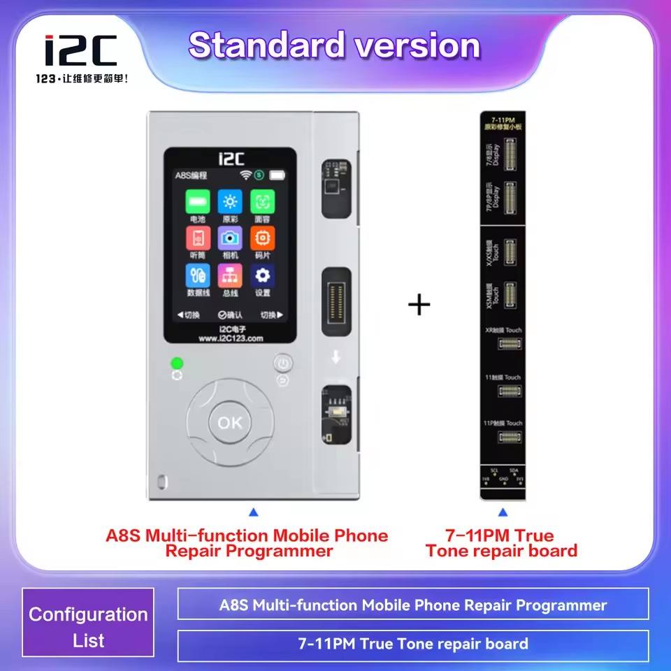 Kits de réparation I2C A8S version standard hôte avec tonalité vraie de 19 h à 11 h