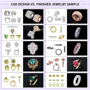 Vente en gros d'usine, bijoux fins personnalisés, taille 9 mm, 7-11, argent sterling 925, bague à maillons cubains unisexe, style hip-hop, pour hommes et femmes - Product Image 3