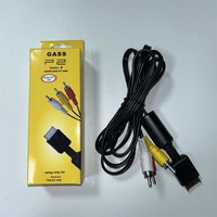 Câble de Conversion AV Filaire 1,8M (6ft) pour Consoles de Jeu P2/P3 vers Adaptateur 3 RCA