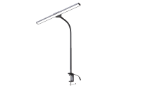 Lampe de lecture de table LED en forme de T avec pince, échantillon gratuit, réglable, à intensité variable, avec capteur tactile