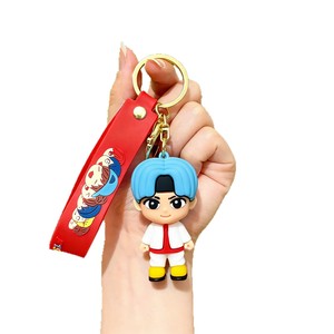 Offre Spéciale – Porte-clés <span class=keywords><strong>BTS</strong></span> 3D Créatif et Tendance, Figurine en Caoutchouc Souple, Pendentif pour Sac d'Écolier, Idéal pour Cadeau en Gros - Product Image 6