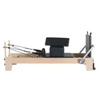 Reformer Pilates Professionnel en Bois d'Érable avec Rail Silencieux pour Studio Fitness OEM ODM Fabricant