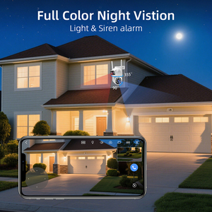 6MP ngoài trời ống kính kép không dây PTZ CCTV <span class=keywords><strong>Camera</strong></span> an ninh mạng theo dõi ống kính kép Mini Wifi <span class=keywords><strong>Camera</strong></span> An Ninh - Product Image 3