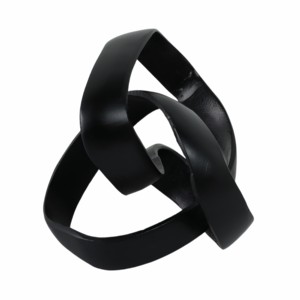 Scultura in Alluminio a Forma di Nodo, Ornamento Moderno per Bagno, Ufficio e Soggiorno - Product Image 3