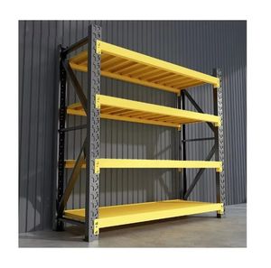 שימוש תעשייתי מחסן מתכת מדפים דיוטי מתכת חובה מדפי יחידה סיטונאית מחיר אחסון מדף עבור מוסך - Product Image 1