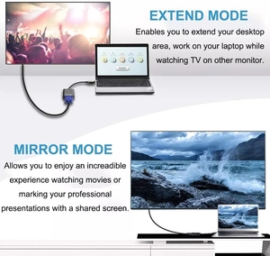 4-Pack Gold-Plated VGA <strong>Adapter</strong> DP VGA Converter (Male Female) for <strong>Computer</strong> Desktop Laptop PC PVC Jacket <strong>Monitor</strong> - Product Image 4