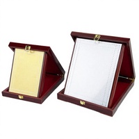Placas de Premio Rectangulares de Cristal y Vidrio Dorado y Plateado con Impresión UV Ecológica Personalizadas