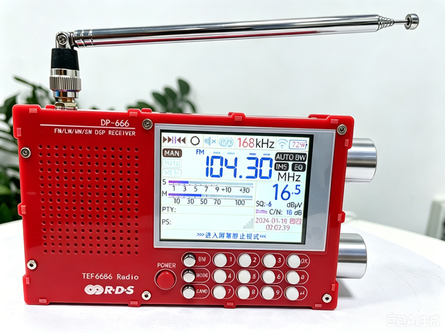 TEF6686 DP-666 High-sensitivity Full-band FM AM SW DSP Portable Radio