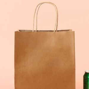Wholesale Tote <b>Bag</b> Custom Printed Kraft Paper <b>Bags</b> Gift Shopping Packaging <b>Bags</b> with Logos - Product Image 3