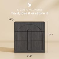 Buffet d'appoint, console symétrique à arc avec rangement pour salon, salle à manger, cuisine