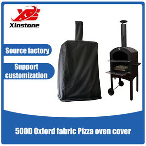 Housse <span class=keywords><strong>de</strong></span> protection pour barbecue extérieur en tissu Oxford 500D, idéale pour four à pizza au <span class=keywords><strong>bois</strong></span> et fumoir à charbon avec étagère latérale – Vente chaude - Product Image 1