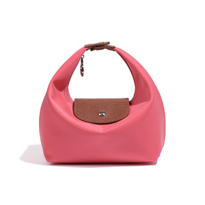 Sac à déjeuner imperméable en nylon pour femmes, sac en toile simple et polyvalent avec portefeuille assorti - Product Image 1