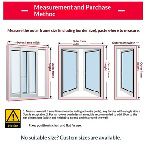 Zanzariera a Zip Best Seller con Tende Autoadesive in Velcro <span class=keywords><strong>per</strong></span> la Prevenzione dei Parassiti - Product Image 5