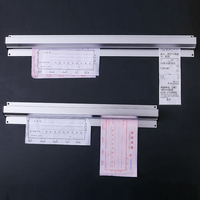 Porte-ordre de cuisine en aluminium de 15 à 90 cm, porte-ordre de restaurant, pince à tablier en alliage d'aluminium, pince simple