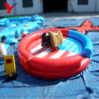 Toro Mecánico Inflable de PVC de Grado Comercial, Personalizado, Juego de Rodeo para Carnaval