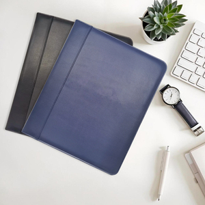 Modernqiu Tùy Chỉnh PU Dây Kéo Da Danh Mục Đầu Tư Tổ Chức Nhẫn Chất Kết Dính Nộp Hồ sơ Tài Liệu Thư Mục Cho Trình Diễn & Tài Liệu Lưu Trữ - Product Image 3