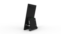 Écran numérique portable LCD 4K étanche de 55 pouces pour affichage extérieur, sur pied, avec SDK, garantie 1 an, OEM, pour centre commercial