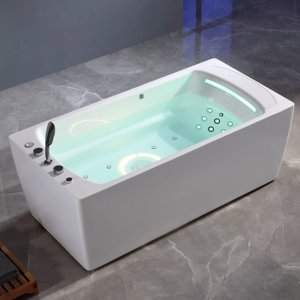 <span class=keywords><strong>Baignoire</strong></span> de conception originale OEM ODM avec 22 jets, chauffage, LED, massage complet du corps, panneau numérique de luxe pour salle de bain d'appartement - Product Image 1