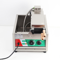 Nouvelle machine à mini-baguettes mécanique commerciale Delbosen, machine à crêpes électrique à commande tactile, grill antiadhésif pour boules de takoyaki, snack