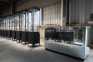 Tủ trưng bày kính giá gốc nhà máy OEM ODM, có cửa kính, đèn, tủ trưng bày kính - Product Image 5