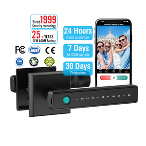 Te'an Thông Minh Nhôm Cửa Kỹ Thuật Số Ổ Khóa Điện Xử Lý Đòn Bẩy Vân Tay Mật Khẩu Key Ứng Dụng Ổ Khóa Cho Khách Sạn Home Cửa Sử Dụng - Product Image 1