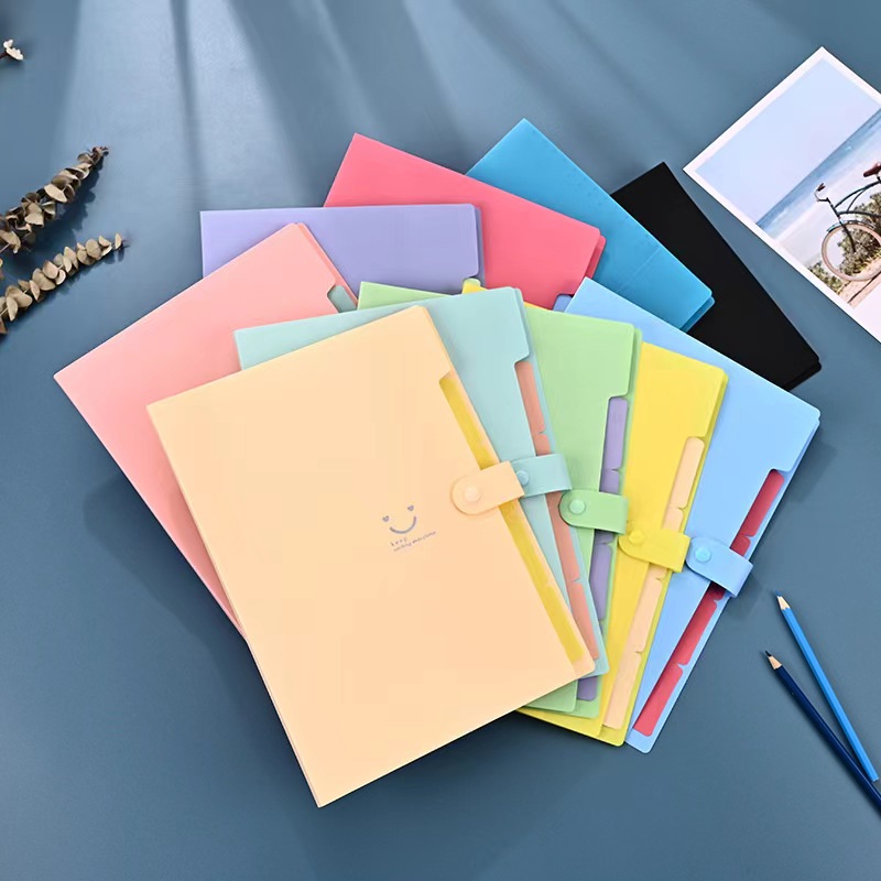Pastas De Bolso PATIKIL - Kit 12 Peças Com 3 Fixadores Para Documentos Tamanho Carta