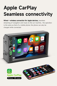 <span class=keywords><strong>Autoradio</strong></span> stéréo tactile couleur BQCC 7 pouces <span class=keywords><strong>2Din</strong></span> HD BT Type-c avec CarPlay sans fil, Android Auto, Mirrorlink, lecteur vidéo pour éclairage - Product Image 5