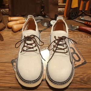 Botas de Trabajo para Hombre, de Cuero Genuino, Casuales, Antideslizantes, de Gamuza, Estilo Retro, Transpirables, para Exteriores - Product Image 5