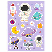Hojas de Pegatinas Personalizadas de Fábrica Vigreat para Cuadernos, Botellas de Agua, Decoración DIY, Diseño Personalizado, Pegatinas de Vinilo Impermeables con Dibujos Animados
