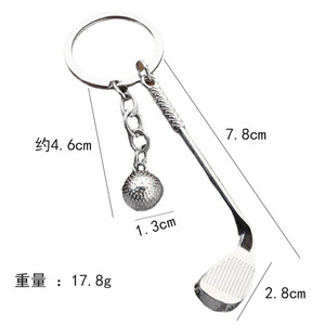 Porte-clés Fabricants Vente en gros Sports Series Balle <span class=keywords><strong>de</strong></span> golf <span class=keywords><strong>Tennis</strong></span> <span class=keywords><strong>de</strong></span> <span class=keywords><strong>table</strong></span> Raquette <span class=keywords><strong>de</strong></span> badminton Porte-clés Cadeaux créatifs - Product Image 5