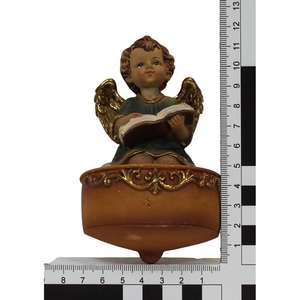Ensemble de 2 figurines d'anges gardiens de Noël, hauteur 12 cm, design durable en forme de bol - 9006935218312 - Product Image 4