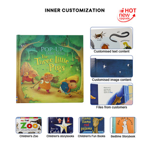 Design di copertina di stili personalizzati di alta qualità per la stampa di <span class=keywords><strong>libri</strong></span> per bambini 3 <span class=keywords><strong>D</strong></span> piegare <span class=keywords><strong>libri</strong></span> con copertina rigida per bambini - Product Image 6