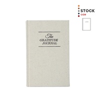 Fabricant de carnets de gratitude personnalisés en gros, impression sur tissu de lin, estampage à chaud, couverture rigide, agenda quotidien