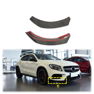 ครีบแยกกันชนหน้าคาร์บอนไฟเบอร์,สำหรับ Mercedes Benz GLA Class GLA <span class=keywords><strong>45</strong></span> <span class=keywords><strong>AMG</strong></span> 17-19 - Product Image 1