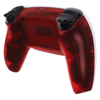 Coque arrière de remplacement personnalisée rouge clair eXtremeRate pour manette PS5