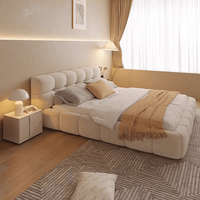 Cadre de lit ottoman rembourré sur mesure avec rangement à vérin à gaz - Base de lit plateforme moderne Fabricant de lits OEM/ODM
