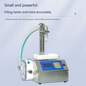 Machine de remplissage automatique de shampoing et de pâte de sésame pour bouteilles de liquides visqueux avec pompe à engrenages positive et pesage - Product Image 4