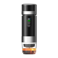 Nueva Cafetera Espresso Portátil de Fábrica, Automática, con Batería, Pantalla LED, para Viajes en Auto, Camping, Gimnasio, OEM