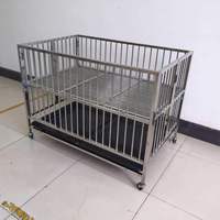Cage pour animaux de compagnie en métal améliorée, moderne, renforcée, multi-niveaux, spacieuse, avec plateau en plastique et roues, pour la maison, le jardin, l'intérieur et l'appartement