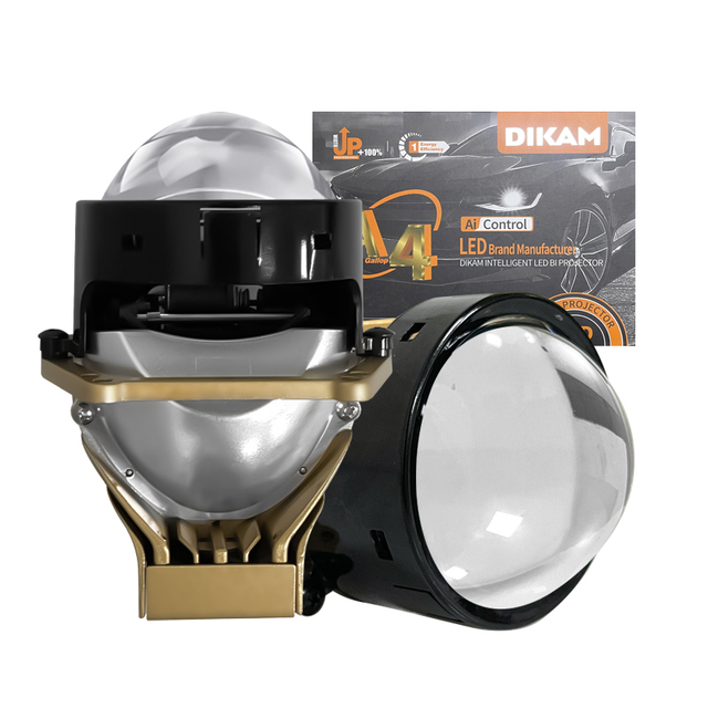 A4 3 Inch Bi Led Projector Lens Headlight High Quality Headlamp Universal Auto Lighting High Low Beam Lamp H4 H7 9005