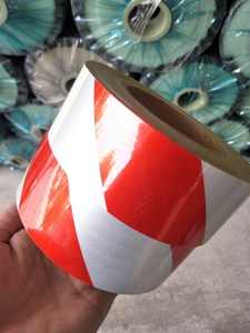 <span class=keywords><strong>Cinta</strong></span> de vinilo reflectante verde amarillo fluorescente, película PET de grado de ingeniería de tráfico para barricadas, <span class=keywords><strong>cinta</strong></span> de láminas de advertencia - Product Image 6